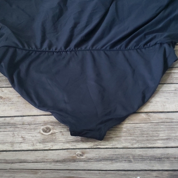 Anne Cole navy blue skirted swim bottom NWT - Picture 4 of 11